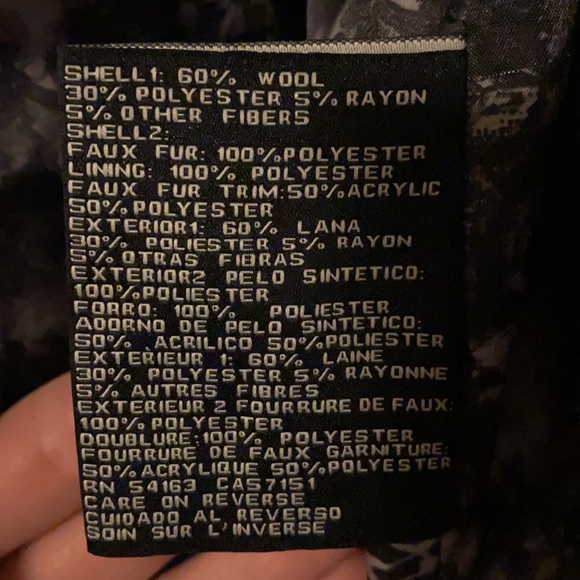 Guess - Faux Fur and Leather Jacket - Picture 7 of 9